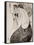 Salome-Aubrey Beardsley-Framed Stretched Canvas