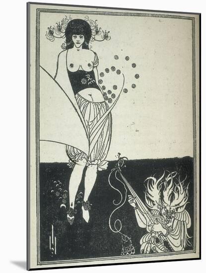 Salome-Aubrey Beardsley-Mounted Art Print