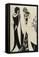 Salome-Aubrey Beardsley-Framed Stretched Canvas