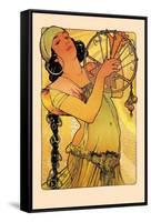 Salome-Alphonse Mucha-Framed Stretched Canvas