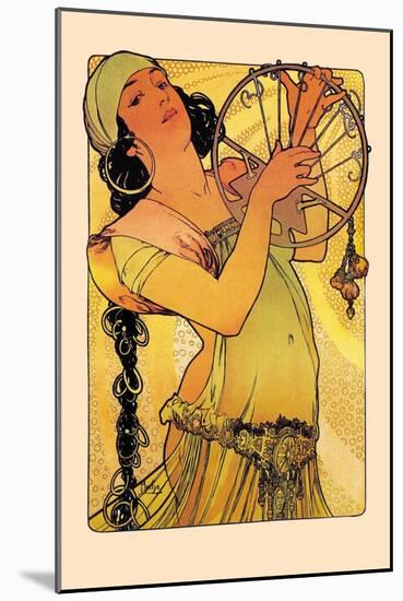 Salome-Alphonse Mucha-Mounted Art Print