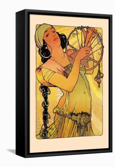 Salome-Alphonse Mucha-Framed Stretched Canvas