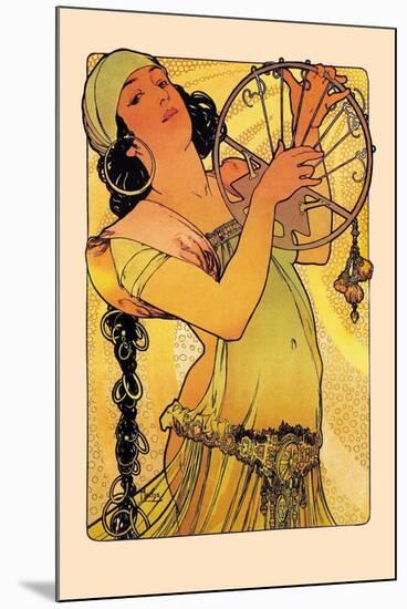 Salome-Alphonse Mucha-Mounted Art Print