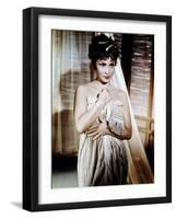 Salomon and la Reine by Saba SOLOMON AND SHEBA by King Vidor with Gina Lollobrigida, 1959 (photo)-null-Framed Photo