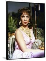 Salomon and la Reine by Saba SOLOMON AND SHEBA by King Vidor with Gina Lollobrigida, 1959 (photo)-null-Framed Photo