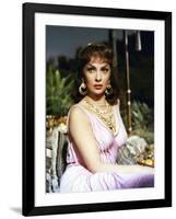 Salomon and la Reine by Saba SOLOMON AND SHEBA by King Vidor with Gina Lollobrigida, 1959 (photo)-null-Framed Photo