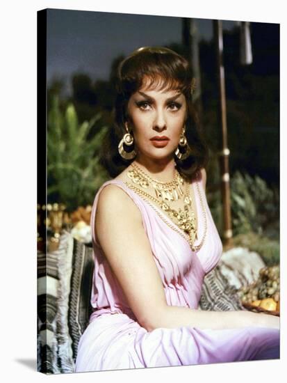 Salomon and la Reine by Saba SOLOMON AND SHEBA by King Vidor with Gina Lollobrigida, 1959 (photo)-null-Stretched Canvas