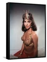 Salomon and la Reine by Saba SOLOMON AND SHEBA by King Vidor with Gina Lollobrigida, 1959 (photo)-null-Framed Stretched Canvas