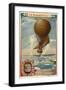 Salomon August Andree's Attempt to Fly to the North Pole by Balloon, 1897-null-Framed Giclee Print