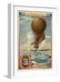 Salomon August Andree's Attempt to Fly to the North Pole by Balloon, 1897-null-Framed Giclee Print