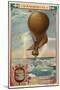 Salomon August Andree's Attempt to Fly to the North Pole by Balloon, 1897-null-Mounted Giclee Print