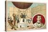 Salomon August Andree Setting Out for the North Pole by Balloon, 1897-null-Stretched Canvas