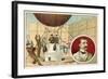 Salomon August Andree Setting Out for the North Pole by Balloon, 1897-null-Framed Giclee Print