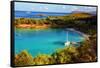 Salomon Bay, Saint John, US Virgin Islands-George Oze-Framed Stretched Canvas