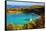 Salomon Bay, Saint John, US Virgin Islands-George Oze-Framed Stretched Canvas