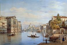 A View of the Piazzetta with the Doges Palace from the Bacino, Venice-Salomon Corrodi-Framed Giclee Print