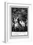 Salomon Gessner's 'Idyllen' - illustration-Jean Michel the Younger Moreau-Framed Giclee Print