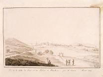 View of Montioni, Taken from the Middle of the Vine, 1812-Salomon Guillaume Counis-Framed Stretched Canvas