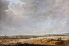 Road in the Dunes with a Carriage-Salomon Jacobsz van Ruisdael-Framed Giclee Print