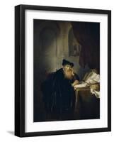 Salomon Koninck / A Philosopher, 1635-Salomon Koninck-Framed Giclee Print