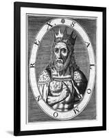 Salomon Rex'. Portrait of King Solomon-null-Framed Giclee Print