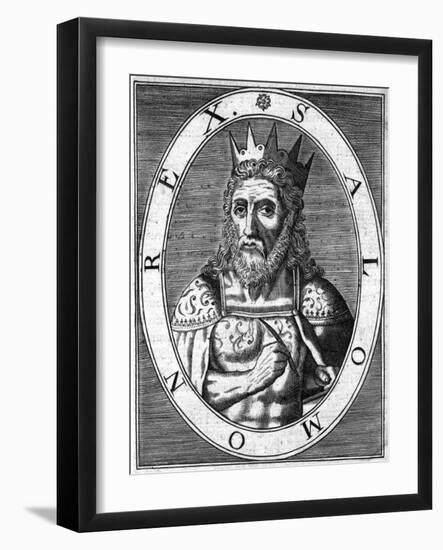 Salomon Rex'. Portrait of King Solomon-null-Framed Giclee Print