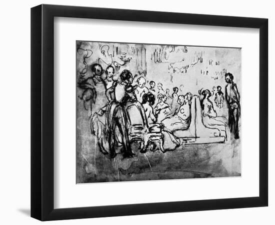 Salon, 19th Century-Constantin Guys-Framed Giclee Print