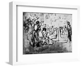 Salon, 19th Century-Constantin Guys-Framed Giclee Print