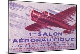Salon Aeronautique 1937-null-Mounted Art Print