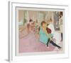 Salon After Toulouse-Lautrec-Laurent Salinas-Framed Collectable Print