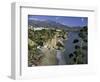 Salon Beach from Balcon De Europe, Nerja, Andalucia (Andalusia), Spain, Europe-Michael Short-Framed Photographic Print