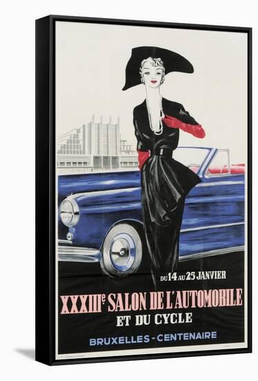 Salon De Automobile Bruxelles-Vintage Apple Collection-Framed Stretched Canvas