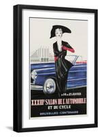 Salon De Automobile Bruxelles-Vintage Apple Collection-Framed Giclee Print