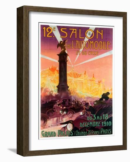 Salon de Automobile-null-Framed Giclee Print