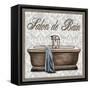 Salon de Bain Square-Todd Williams-Framed Stretched Canvas