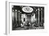 Salon De Conversation on the Ocean Liner 'Ile De France', 1926 (B/W Photo)-French Photographer-Framed Giclee Print