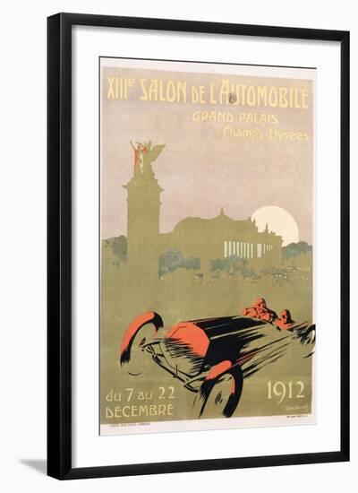 Salon De L'Automobile Poster-Rene Roussef-Framed Giclee Print