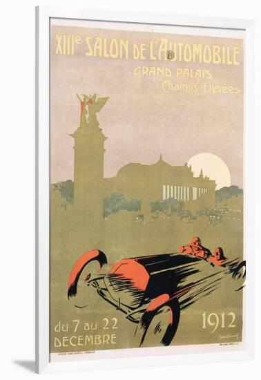 Salon De L'Automobile Poster-Rene Roussef-Framed Giclee Print