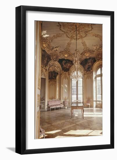 Salon de la Princesse de Soubise (salon ovale). Vue en hauteur-null-Framed Giclee Print