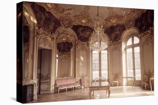 Salon de la Princesse de Soubise (salon ovale)-null-Stretched Canvas