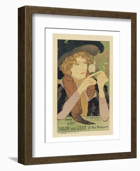 Salon Des Cent 1894-Georges da Feure-Framed Art Print