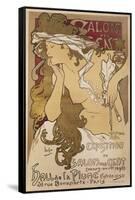 Salon Des Cent, 1896-Alphonse Mucha-Framed Stretched Canvas