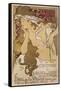 Salon Des Cent, 1896-Alphonse Mucha-Framed Stretched Canvas