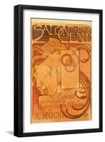 Salon Des Cent, 1897-Alphonse Mucha-Framed Giclee Print