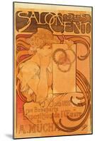 Salon Des Cent, 1897-Alphonse Mucha-Mounted Giclee Print