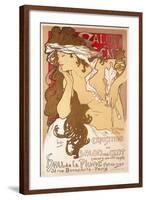 Salon des Cent 20th Exhibition-Alphonse Mucha-Framed Art Print