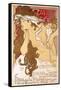 Salon des Cent 20th Exhibition-Alphonse Mucha-Framed Stretched Canvas