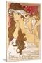 Salon des Cent 20th Exhibition-Alphonse Mucha-Stretched Canvas