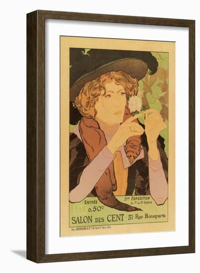 Salon Des Cent-5Th Exhibition-Georges de Feure-Framed Art Print