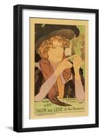 Salon Des Cent-5Th Exhibition-Georges de Feure-Framed Art Print
